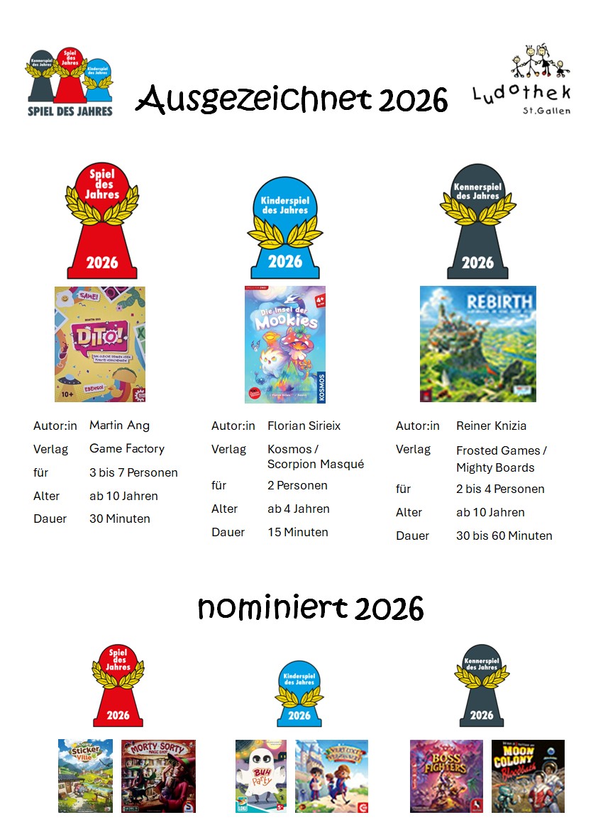 Spieldes Jahres 2026